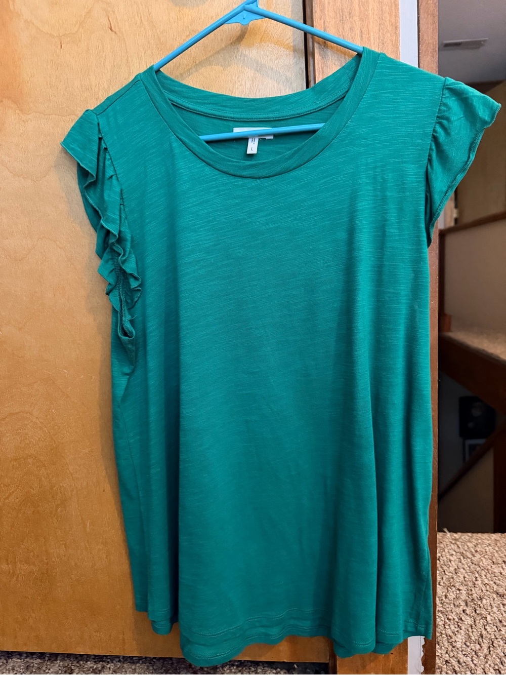 Women’s Boutique Kelly Green Blouse, size L, new without tags